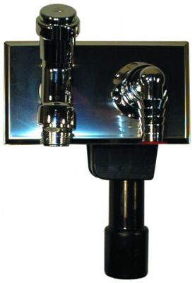 HL406 Сифон за вграждане-пералня DN40/50, с кран за чиста вода1/2",включващ възвратен вентил и обезв