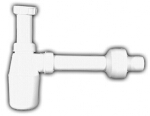 HL132/30 Сифон за умивалник в баня DN32x5/4" и розетка 0
